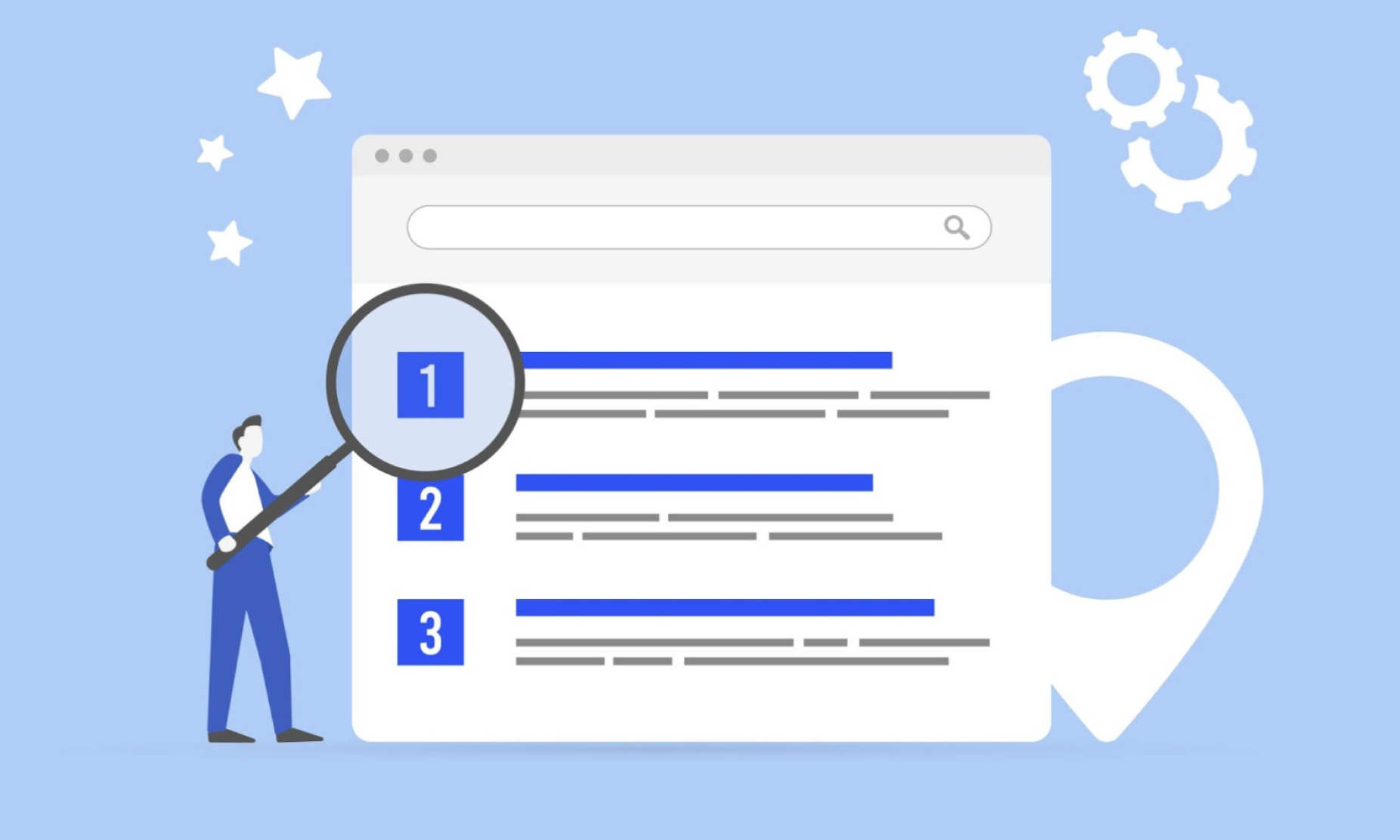 Why is Local SEO Important local SERP rankings positions one, two, and three.